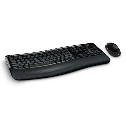 Microsoft Comfort Desktop 5050 Q Kablosuz Siyah Multimedya Klavye/Mouse Set PP4-00016