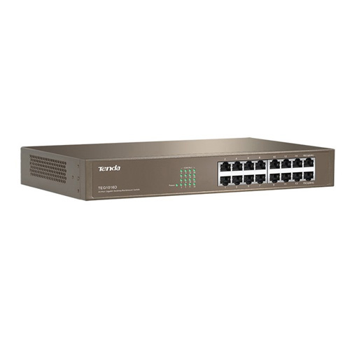 TENDA TEG1016D 16 Port 10/100/1000 Gigabit Rack Mountable Switch