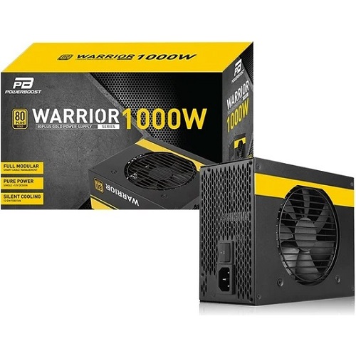 POWERBOOST BST-ATX1000GF1 WARRIOR 1000w 80+ GOLD FULL MODULER PSU