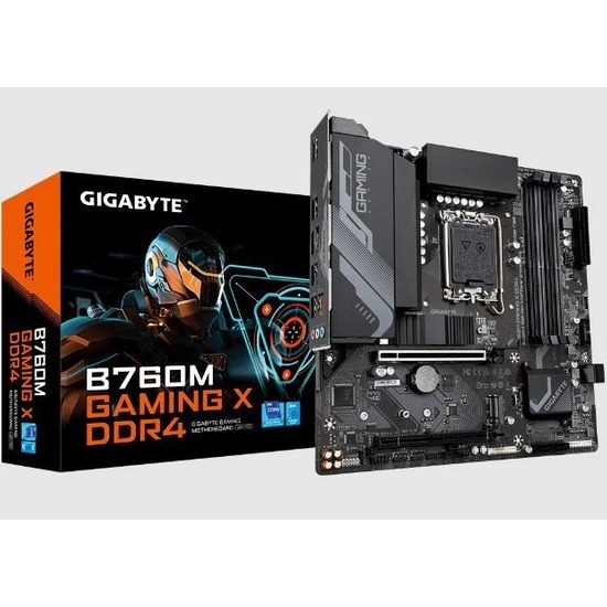 GIGABYTE B760 GAMING X AX WIFI-6E DDR5(X4) 7600(OC) HDMI DP M.2 Wifi-6 1700P USB 3.2 TYPE-C (12-13. Nesil)