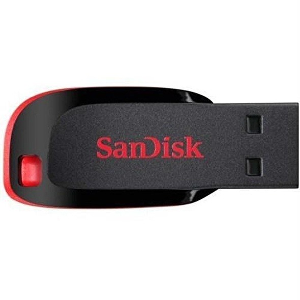 SANDISK 16GB Cruzer Blade Siyah Usb 2.0 Flash Disk SDCZ50-016G-B35