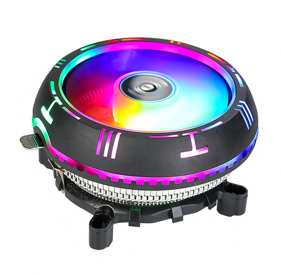 REVENGE RGB UFO LGA775-115X/FM1-AM4 ALÜMİNYUM ALAŞIMLI HİDROLİK RULMANLI IŞLEMCI FANI