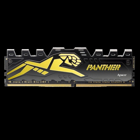 Apacer Panther-Golden 16GB ( 1x16GB) DDR4 3600Mhz Soğutuculu CL18 Gaming PC Ram AH4U16G36C25Y7GAA-1