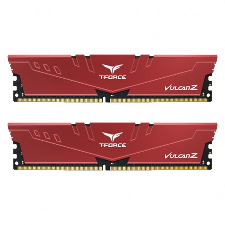 TEAM T-Force Vulcan Z Red 16GB (2x8GB) DDR4 3200Mhz Soğutuculu CL16 Gaming PC Ram (TLZRD416G3200HC16FDC01)