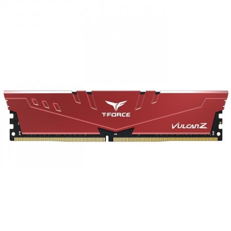 TEAM T-Force Vulcan Z Red 16GB ( 1x16GB) DDR4 3200Mhz Soğutuculu CL16 Gaming PC Ram (TLZRD416G3200HC16F01)