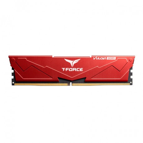 TEAM T-Force Vulcan Red 16GB ( 1x16GB) DDR5 6000MHz Soğutuculu CL38 Gaming PC Ram (FLRD516G6000HC38A01)