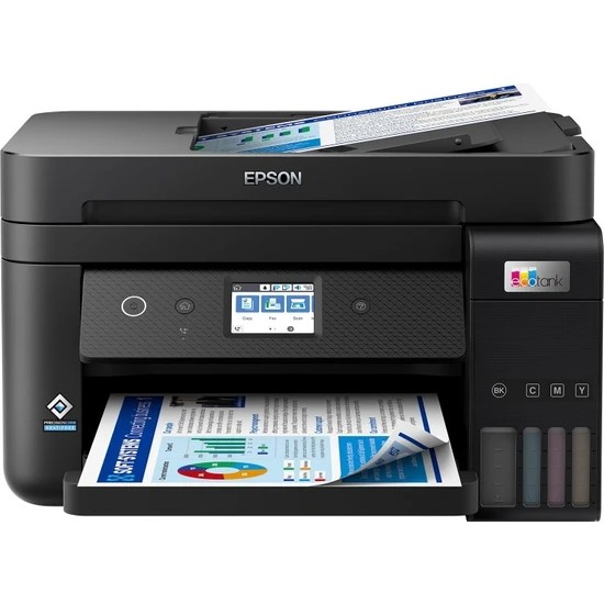 EPSON L6290 MEAF Renkli Inkjet Yazıcı A4 Fotokopi Tarayıcı Fax Wi-fi - Ethernet -Tanklı Yazıcı