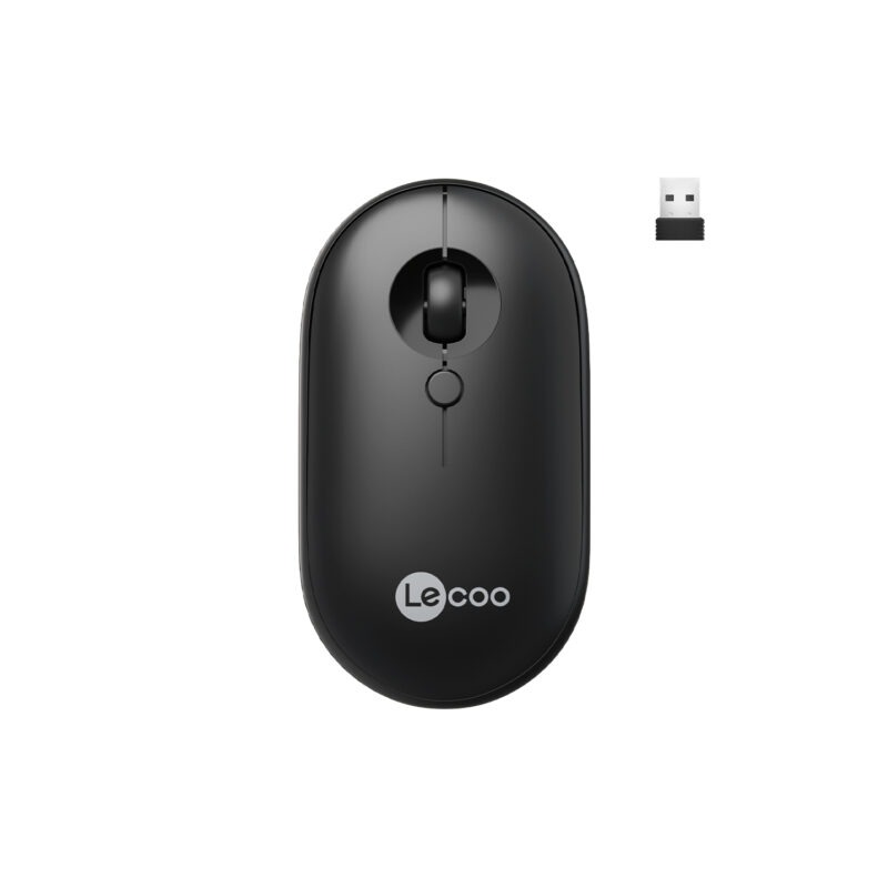 LENOVO LECOO WS212 Kablosuz Optic 1600dpi Siyah Mouse