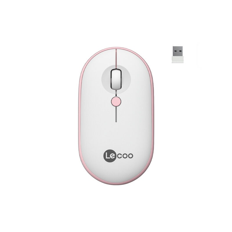 LENOVO LECOO WS212 Kablosuz Optic 1600dpi Pembe Mouse