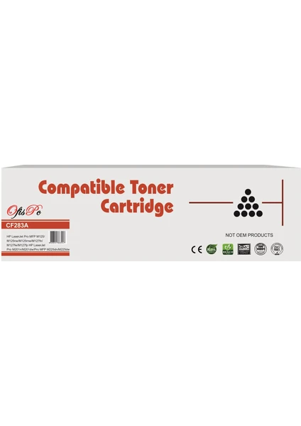 OFİSPC CF283A (83A) Çipli Muadil Toner 1.500 Sayfa Siyah