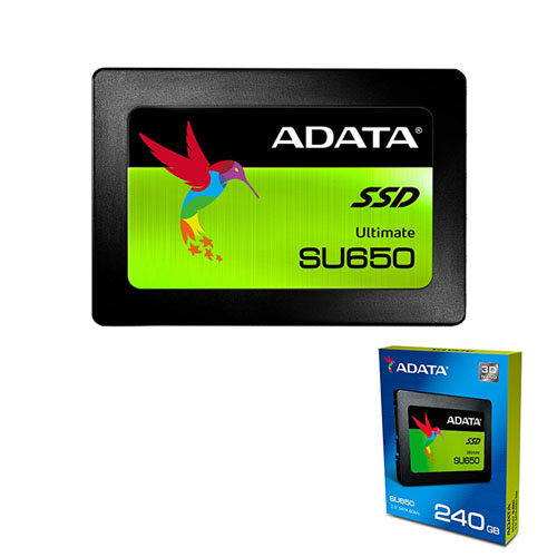 ADATA SU650 2.5 240GB 520MB/Sec 450MB/Sec Ssd Disk AD-ASU650SS-240GT-R