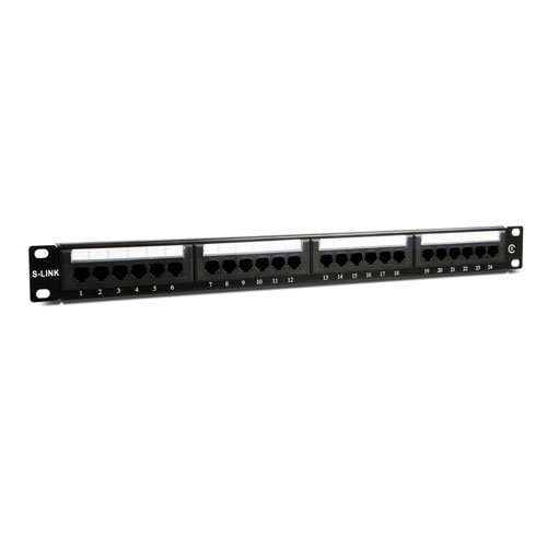 S-LINK SL-F624 24 PORT UTP CAT6 PATCH PANEL (DOLU)