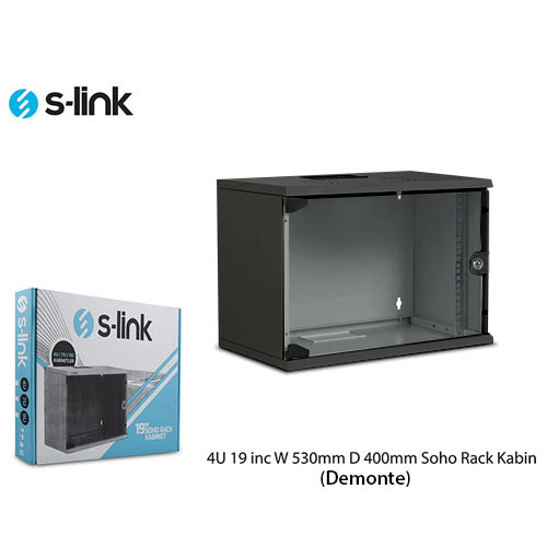 S-LİNK 4U 530X400 19 İNC W SOHO RACK KABİN