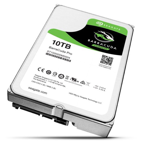 SEAGATE 3.5 BarraCuda Pro Gaming 10TB 7200 RPM 256MB SATA3 PC HDD ST10000DM0004