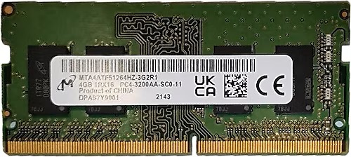 MTA 4GB DDR4 3200Mhz 1Rx16 CL22 Notebook Ram (Kutusuz) (1.2V)