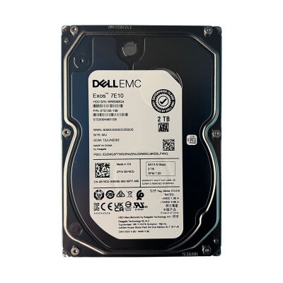 DELL 3.5 EMC EXOS 7E10 2TB 7200 RPM SATA III PC HDD ST2000NM012B