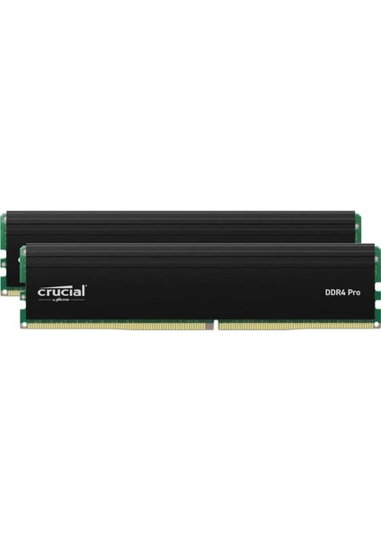 CRUCIAL PRO 32GB (2x16GB) DDR4 3200Mhz Soutuculu CL22 Gaming PC Ram CP2K16G4DFRA32A