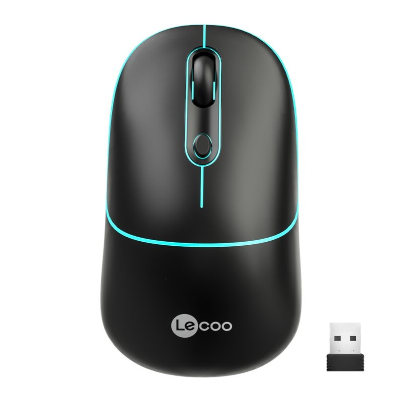 LENOVO LECOO WS210 Kablosuz/Bluetooth 1600DPI (arj Edilebilir) Siyah Mouse