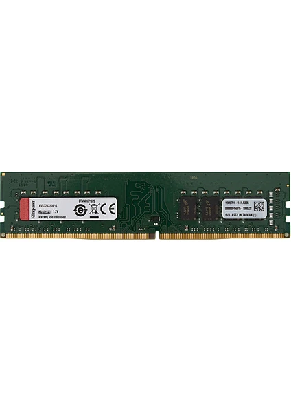 KINGSTON 32GB (1x32GB) DDR4 3200Mhz CL22 Pc Ram KVR32N22D8/32 (Kutusuz)