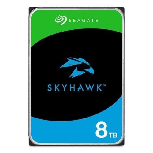 SEAGATE 3.5 SKYHAWK 8TB 7200RPM 256MB SATA3 Gvenlik HDD ST8000VX010 (7/24) (3 YIL RESM DST. GARANTL)