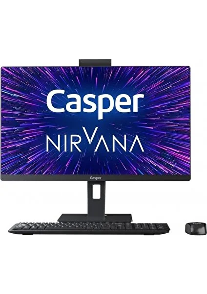 CASPER Nirvana One Pc A70.1235-BE00X-V 23.8 FHD i5-1235 16 GB 500GB SSD WIFI Dos PIVOT AIO BILGISAYAR