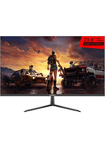 POWERBOOST 23,8 M2390VH FLAT 1Ms 75Hz VGA HDMI Gaming Led Monitr Siyah