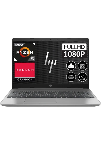 HP 255 G9 9M3H1AT AMD Ryzen 5 5625U 16GB 512GB SSD 15.6  O/B RADEON DOS Tanabilir Bilgisayar