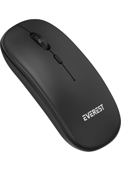 Everest SM-12 Kablosuz+USB 2,4Ghz Optik Wireless SIYAH Mouse