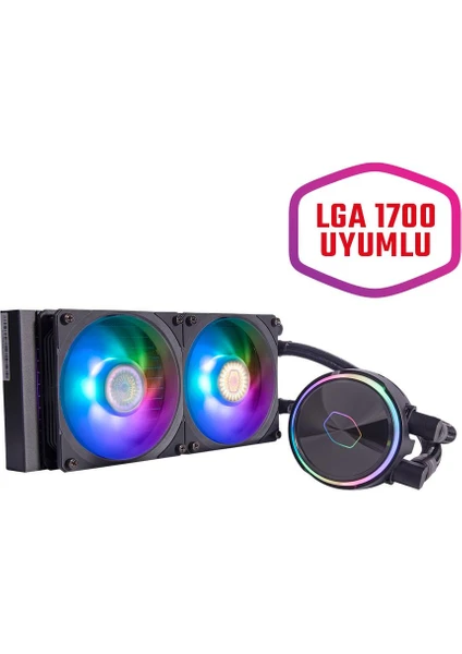 CM MASTER MASTERLIQUID PL240 FLUX MLY-D24M-A23PZ-R1 (intel-Amd Destekli) ARGB LED Sv Soutma Sistemi