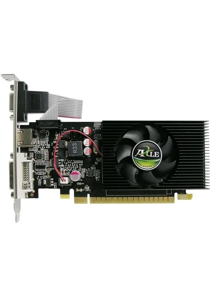 AXLE 4GB GeForce GT730 GDDR3 128 Bit (AX-GT730/4GD3P8CDIL) HDMI DVI VGA