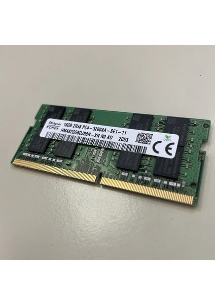 HYNIX 16GB DDR4 3200Mhz CL22 Notebook Ram HMA82GS6DJR8N-XN (1.2V)