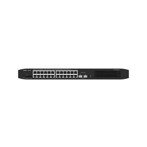 RUIJIE Reyee 24 Port RG-ES226GC-P 10/100/1000 Ynetilebilir 2x SFP PoE+ Switch (370W)