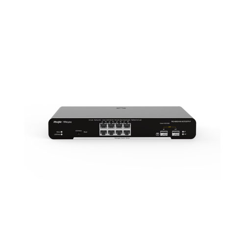 RUIJIE Reyee 8 Port RG-NBS3100-8GT2SFP-P 10/100/1000 Ynetilebilir 2x SFP L2 PoE+ Switch (125W)